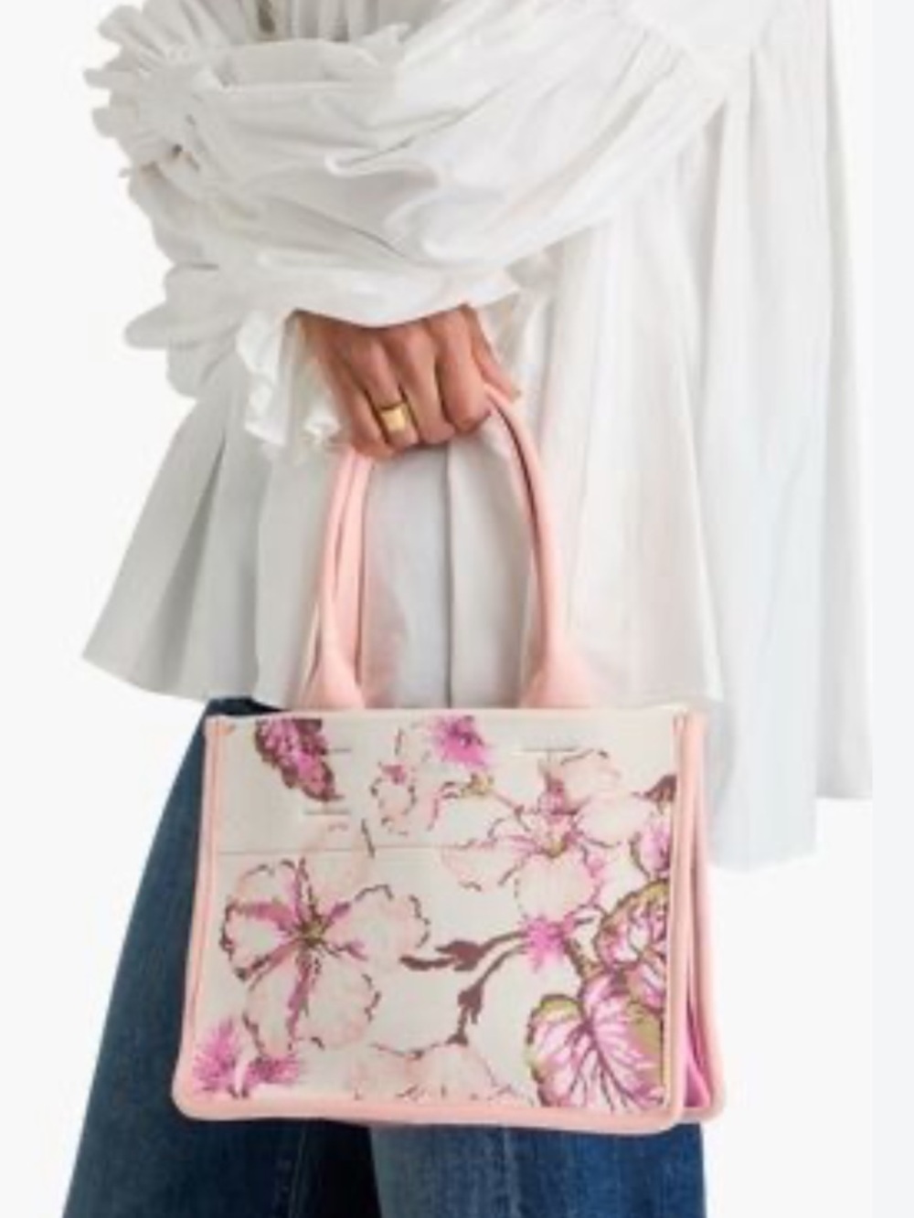 ZIMMERMANN
Jacquard-knit Tote In Baby Pink- new without tags- designer bag